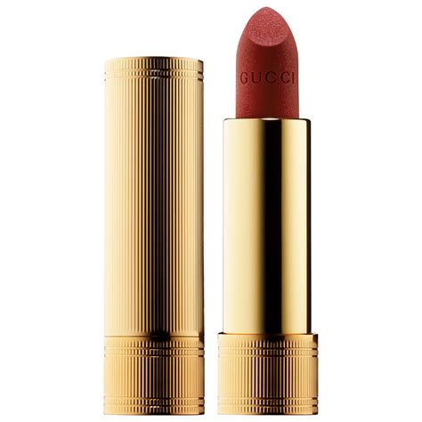 gucci matte lipstick in shade janet rust-1 gr|gucci beauty janet rust 505.